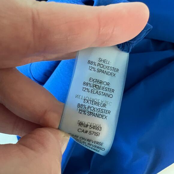 Calvin Klein Blue A-Line Dress Size 4 - Picture 4 of 13